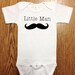 Little Man Mustache Onesie/Shirt