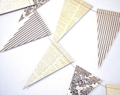 Vintage Style 6ft. Garland  ///////   Vintage Wedding Garland // Shabby Chic Decor // Vintage Baby Shower // French Style Party //