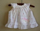 vintage girls smock12 months