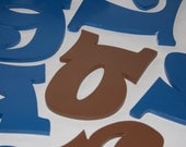 Painted Wood Wall Letter for your Baby Nursery 8"