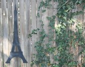 Eiffel Tower Wooden Cutout 38 Inches Tall Painted