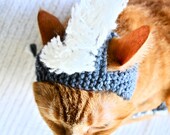 Cat Hat Costume - Gray and White Mohawk