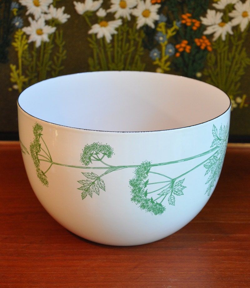 Finel Enameled Bowl designer Kaj Franck MINT