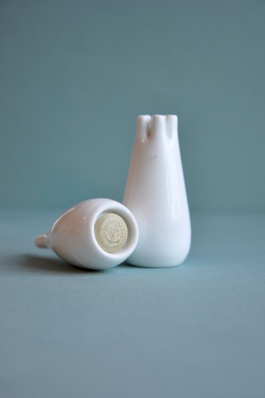 HOLD for COURTNEY Stig Lindberg "SA" Salt & Pepper - Gustavsberg Sweden