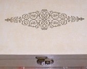 Large Vintage Cream Mele Jewelry Box with Red Satin/Velvet Lining