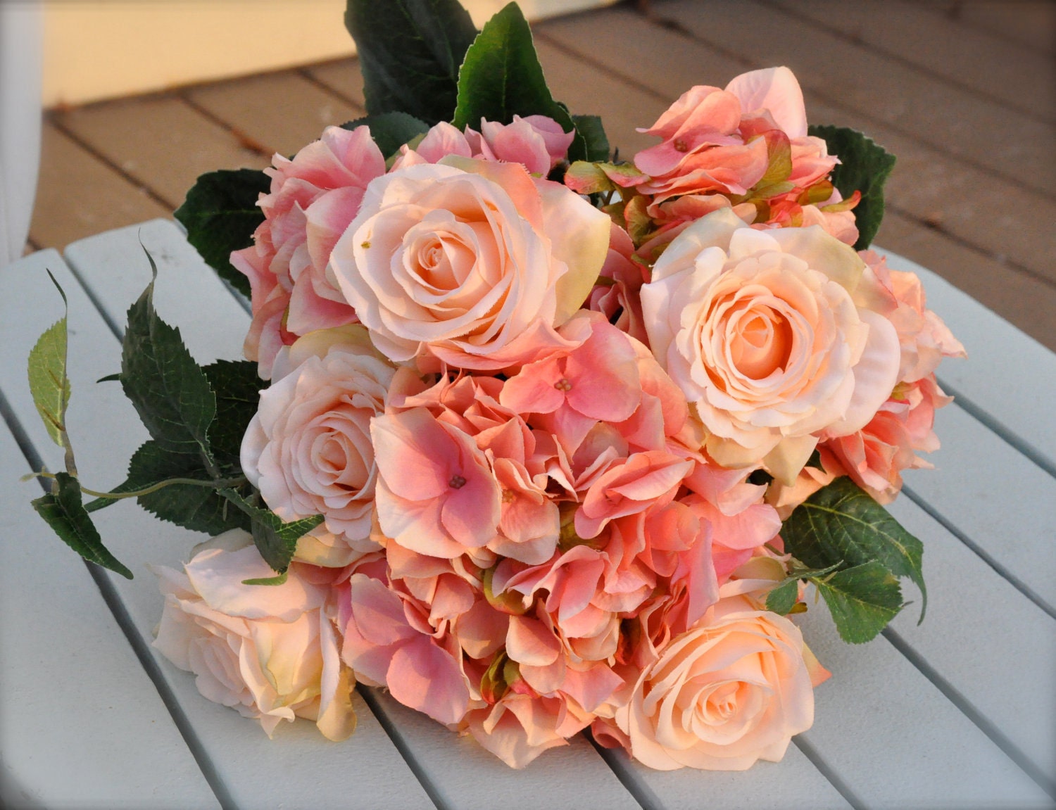 Coral Wedding Bouquets