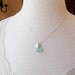 Set of 6: Six personalized Bridesmaid necklaces, bridesmaid thank you cards, sterling silver bridesmaid jewelry, Bridal party gifts