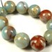 Aqua Terra Jasper Round Bead - 10mm - 12 Pieces - A2128