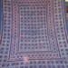 Hand block print bedspread table cover-vegetable dyes