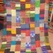 new handmade silk patola sari patchwork kantha quilt throw