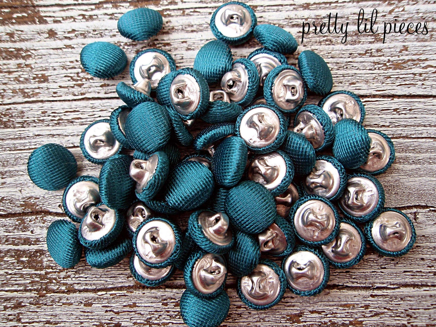 300 Dark Teal shank buttons