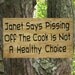Unique And Funny Personalized Hardwood carved wood signs