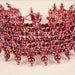 Beaded Garnet Bracelet Woven with Gemstones and Glass Seed Beads in Red Garnet and Ruby Red