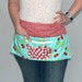 6 Pocket Zipper Apron- for vendors, crafting, or the classroom - Oh Cherry (last one)