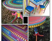Hand Painted Furniture- Wild and Crazy Custom Made to order