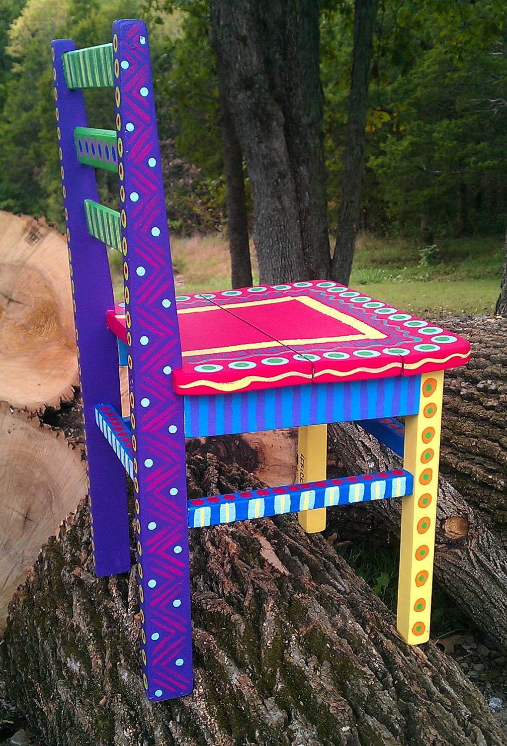 Hand Painted Childs Chair