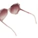 Vintage 1970's Purple OMBRE Butterfly Deco Oversized Sunglasses