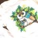 Baby Art ONESIE - Owls - Mommy and Baby in Tree - Hand Painted and Heat Transfered - STANLEY CLYDE Line By AddieGertrude Collections