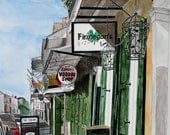 Voodoo and Irish Pub, New Orleans 5 -  Street Scene Fine Art Print French Quarter 5 x 7