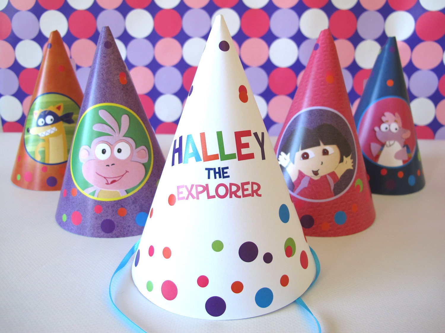 Dora the Explorer Party Hats, You Print