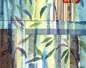 Bamboo Forest -- Original Painting (ACEO)