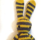 Free Shipping Sale  Bunny Rabbit (18 inch) amigurumi crochet toy - Bunny Stripes -