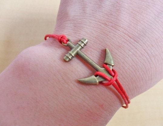 jewelry bangle women bracelet man bracelet boy Bracelet- hunger games bracelet antique bronze anchor bracelet,anchor cuff SH-0524