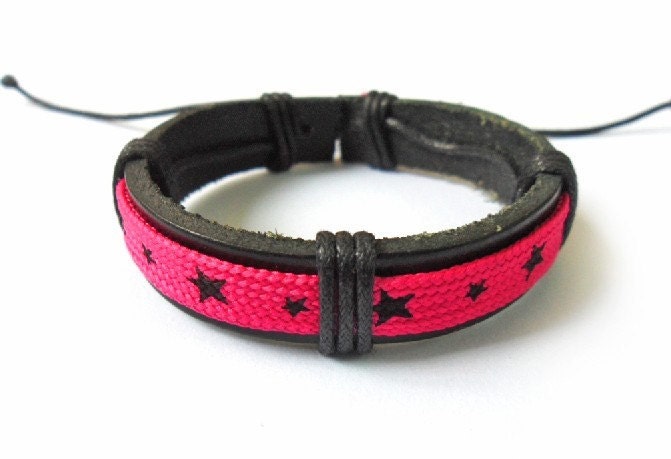 jewelry bangle bracelet women bracelet Leather bracelet and Cotton Rope bracelet Woven Bracelets cuff SH-0238