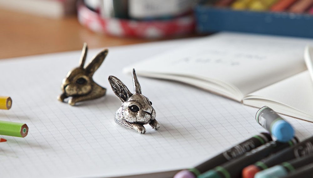 Kopo Metal handmade Bunny ring