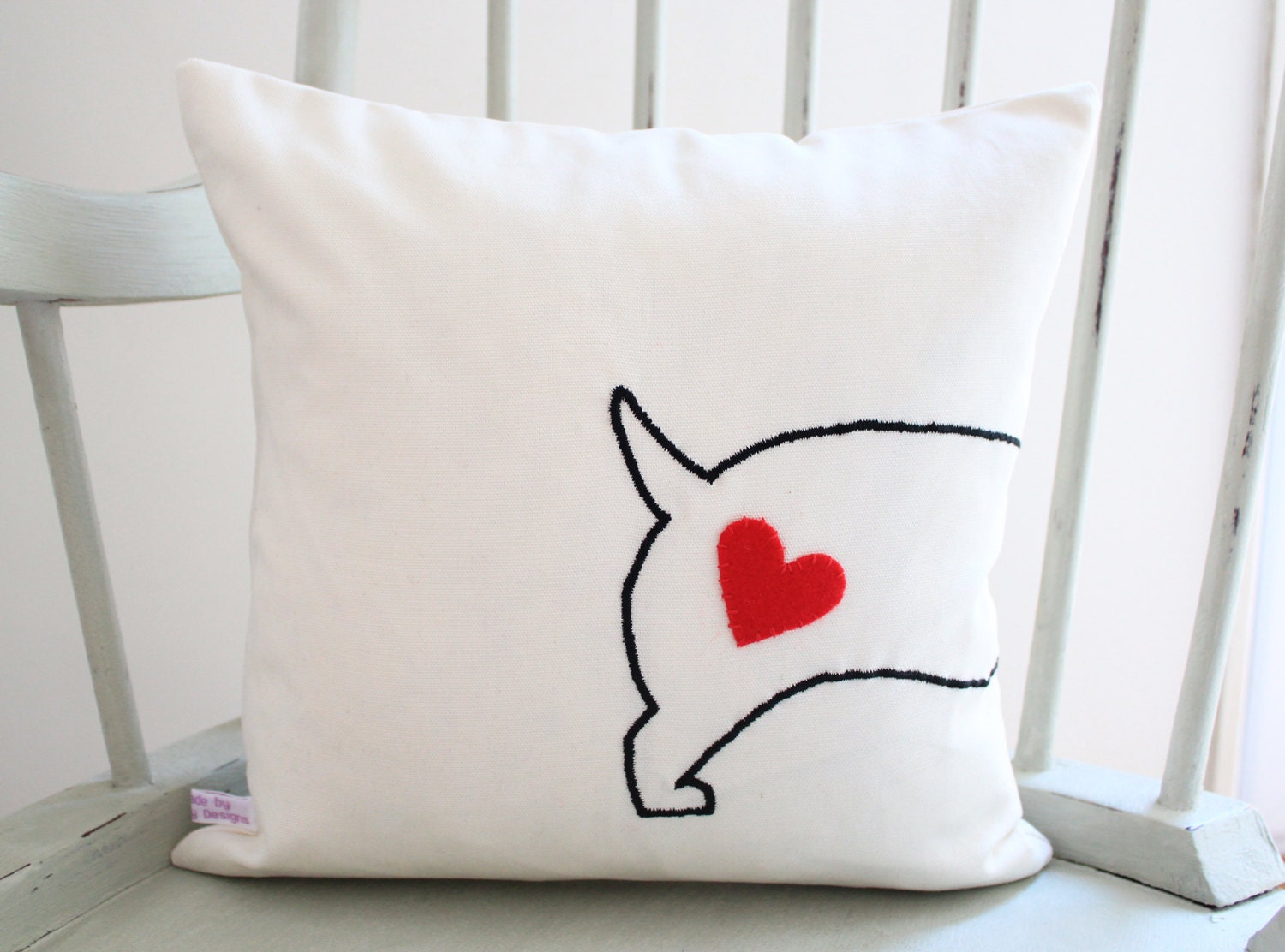 Sausage Dog Cushion Cover