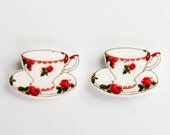 Tea cup earrings