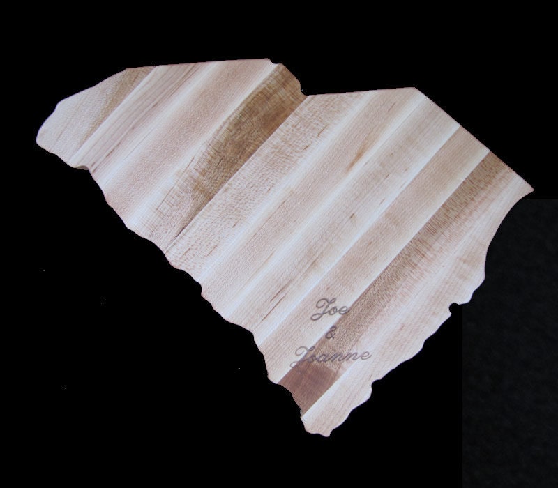 12'' South Carolina Cutting Board by WoodBoB.COM Engraving not included