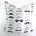 Who Doesn't Love a Mustache 18 X 18 Pillow Cover