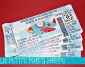 Little Pilot Printable Boarding Pass Invitation-DIY Print Your Own Il_170x135