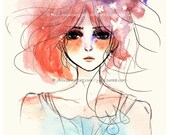 Butterflies Eat my Hair - Print