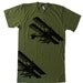 Mens Vintage Fighter Planes T Shirt - American Apparel Tshirt - XS S M L XL and XXL (28 Color Options)