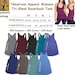 Womens Shark Paratrooper Tri-Blend Racerback Tank - American Apparel tanktop shirt - XS, S, M, and L (9 Color Options)