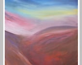 Moor Mist, an Original Acrylic on Canvas Painting by Tim Brunt