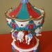 Vintage Santa Claus carousel music box
