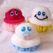 Bathroom and Kitchen Scrubbie Set - Family Scrubbles Set - Crochet Pot Scrubber - Exfoliating Poof - Soft Baby Bathroom Sponge