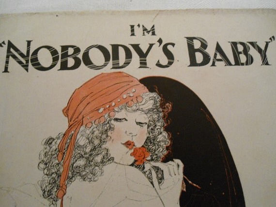 I'm Nobody's Baby Vintage Sheet Music By ChellesTreasure On Etsy