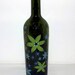 Recycled Starburst Flowers Wine Bottle Incense Burner