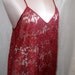 Sheer Lace Nightgown Nightie Chemise Romantic Size Small Vintage
