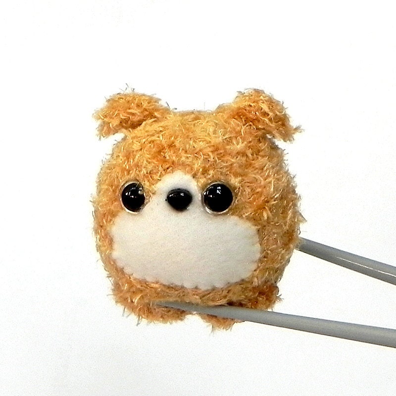 Amigurumi - little yellow hamster MochiQtie - Crochet amigurumi animal toy  doll