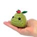 Amigurumi - Matcha Cake MochiQtie - Crochet Amigurumi mochi size mini toy doll