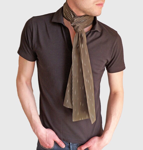 Men's Japanese silk scarf by CharLondon on Etsy