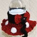 Disney inspired - Red Minnie Mouse 3 pieces Set - Bottle Cozy, Cup Cozy & Cell Phone Cozy - gift under 50.
