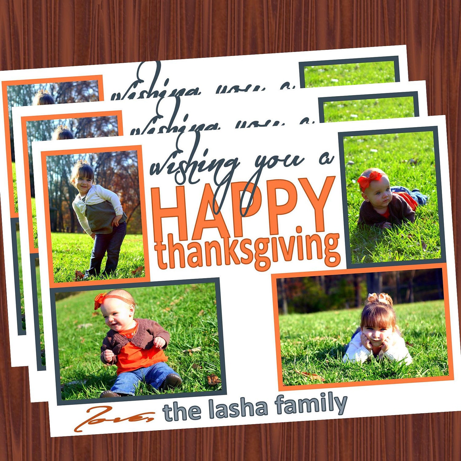 Thanksgiving Cards- Photo Cards Printable JPEG Il_570xn