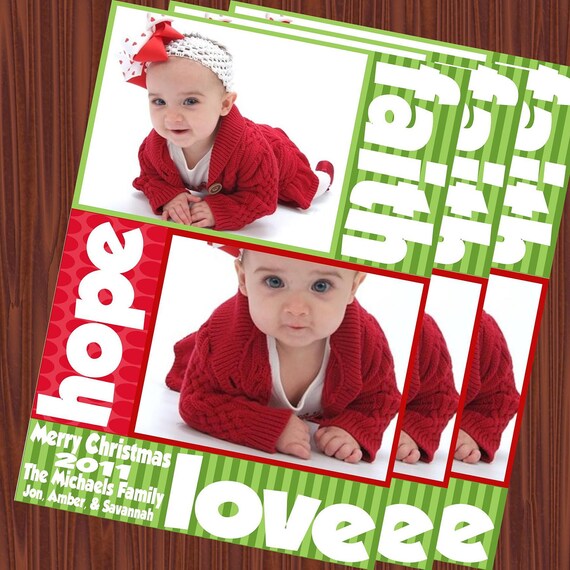 Christmas Cards- Photo Cards-Holiday Cards Printable JPEG Il_570xn