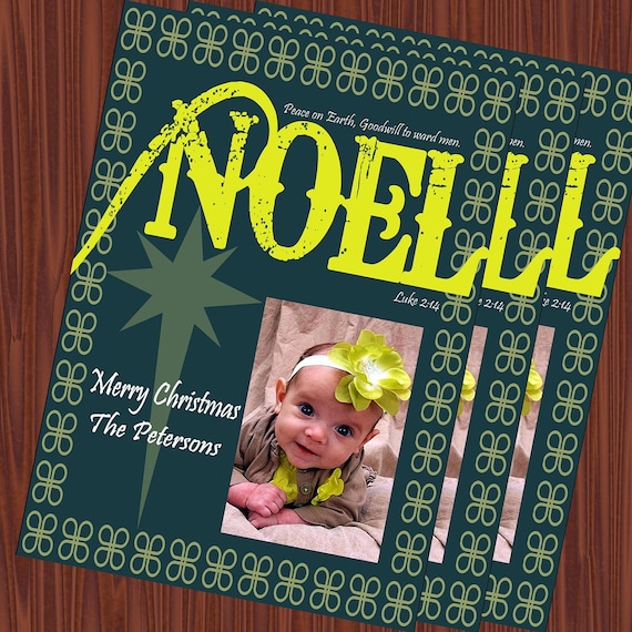 Christmas Cards- Photo Cards-Holiday Cards Printable JPEG Il_570xn